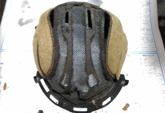 スポンジ｜ウレタンの劣化｜ヘルメット｜フルフェイス｜直し方｜修理｜内装｜｜SHOUEI｜Z-5
